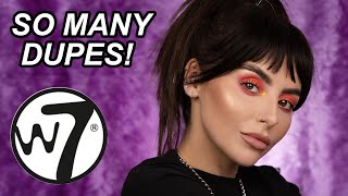 SO CHEAP TESTING W7 MAKEUP FIRST IMPRESSIONS  REVIEW [upl. by Karilynn]