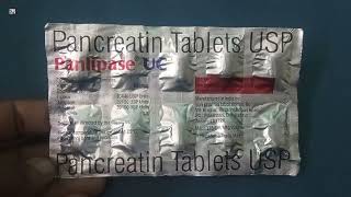 Panlipase UC Tablet  Pancreatin Tablet  Panlipase UC Tablet Uses Side effects benefits Dosage [upl. by Marlea]