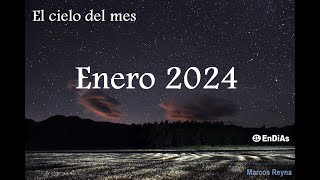 Enero 2024  El cielo austral del mes  Para ver a simple vista o con binoculares [upl. by Stromberg229]