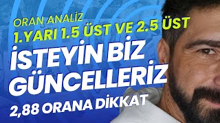 SÜREKLİ PARA KAZANMAK İÇİN  İDDAA İY 15 ÜST TAKTİĞİ VE 25 ÜST ORAN ANALİZİ 🔥 OranAnalizTV [upl. by Octavian]