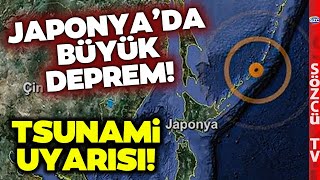 SON DAKİKA Japonyada 74 Büyüklüğünde Deprem Tsunami Uyarısı Verildi [upl. by Petromilli]