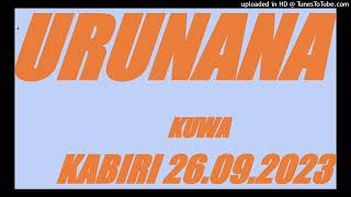 URUNANA RWO KUWA KABIRI 26 09 2023 pro [upl. by Zednanref]