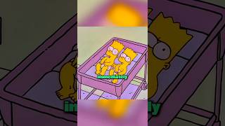 Barts Lost Twin Story Unveiled😱 simpsons shorts [upl. by Aymer]