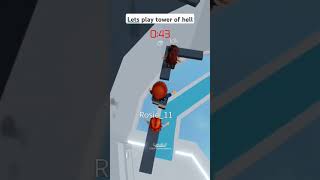 Playing tower of hell roblox [upl. by Gudrun]