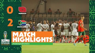 HIGHLIGHTS  Morocco🆚 South Africa  ملخص مباراة المغرب وجنوب إفريقيا TotalEnergiesAFCON2023 [upl. by Irual343]