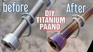 DIY TITANIUM BOLT PAANO GAWIN  ACTIV MOTO VLOG [upl. by Kcira628]