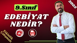 EDEBİYAT NEDİR 2025 Etkinlik Çalışması  9Sınıf Sözün İnceliği Teması  Deniz Hoca PDF📝 [upl. by Aloke]