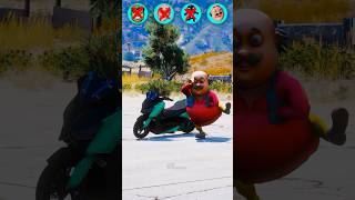 GTA 5 MOTU VS PATLU GIANT STATUE JUMP CHALLENGE 🔥 shorts gta5 [upl. by Cutcheon]