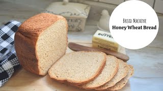 Bread Machine Honey Wheat Bread  Bread Machine Unboxing  Egg Free Bread Recipes [upl. by Aciretehs502]