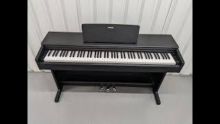 Yamaha Arius YDP144 digital piano in satin black finish stock number 23233 [upl. by Brandenburg821]