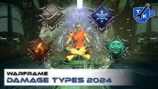 All damage types explained 2024  Warframe [upl. by Cissie]