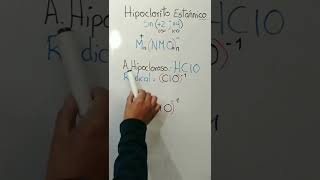 hipoclorito estánnico formulación directa química quimicainorganica salesoxisales [upl. by Eihtur]