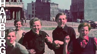 Hamburg 1948  Einzigartige Filmaufnahmen in Farbe und HD [upl. by Monique304]