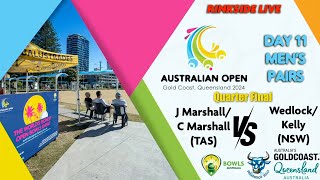 2024 Australian Open  Men’s Pairs  Quarter Final [upl. by Nylatsyrc]