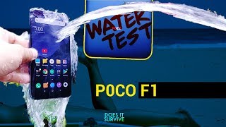 🧜Pocophone F1 WATER TEST  With No Waterproofing🤔 did POCO Survive [upl. by Wendelin]