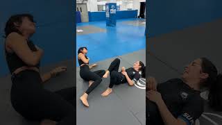 Veronica Hardy teaches Nina Drama Brazilian Jiujitsu LOL  UFC 309 shorts ufc mma [upl. by Svetlana]