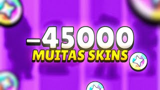 ZERANDO o CATÁLOGO de SKINS GASTEI 45000 BLINGS no BRAWL STARS [upl. by Hegarty]