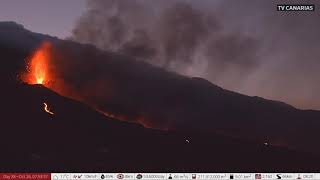 Day 38 Sunrise at the La Palma Volcano Canary Islands [upl. by Giule]