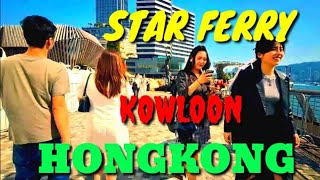 STAR FERRY HONGKONG TSIM SHA TSUI 2023  HONGKONG WALKING TOUR [upl. by Eitsud]