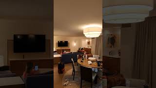 Walt Disney World swan and dolphin hotel suite room tour [upl. by Kotz]