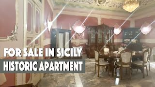 HISTORIC APARTMENT FOR SALE sicily property apakivan propertyinvestment [upl. by Tyre187]