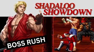 STREET FIGHTER beats of rage remix 2 OPENBOR KEN MASTERS gameplay BOSS RUSH MODE [upl. by Yesnik168]