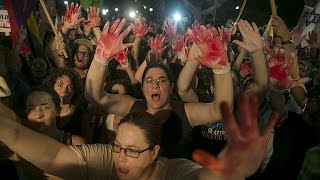 Manifestazione israeliana contro le violenze dei coloni [upl. by Acino471]