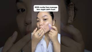 Lama kelamaan malah jadi kecanduan face massage 😍❤️ skincare [upl. by Umeko913]