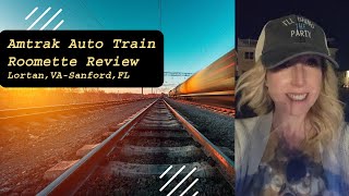 Amber Stenses Reviews the Amtrak Auto Train Roomette 🤗 [upl. by Akinohs]