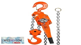 VEVOR Manual Lever Chain Hoist 6 Ton 13200 lbs Capacity 20 FT Review [upl. by Etteyafal]