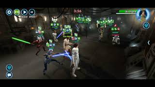 SWGOH  JMK Padme datacron Vs GLO [upl. by Vincent]