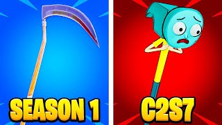 The SWEATIEST Fortnite Pickaxe Of Each Season [upl. by Richardson]