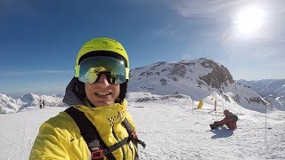 MONTEROSA SKI 2018 4  Pista dei Salati due volte [upl. by Sacci]