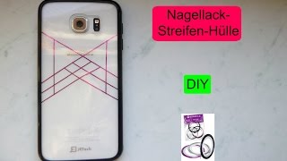 NagellackStreifenHülle  DIY [upl. by Ciryl]