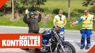 quotDrück mal ein Auge zuquot Biker sammelt Punkte 12 Kabel Eins  Achtung Kontrolle [upl. by Temirf]