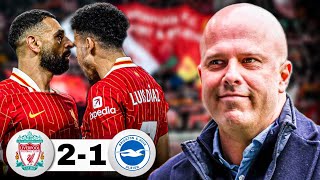 LIVERPOOL ARE TITLE FAVOURITES NOBODY CAN STOP THEM  Liverpool 21 Brighton reaction [upl. by Adrienne]