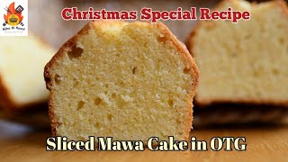 How to make sliced Mawa Cake in OTG  Eggless Super Tasty  Niha Ki Rasoi [upl. by Vincent764]