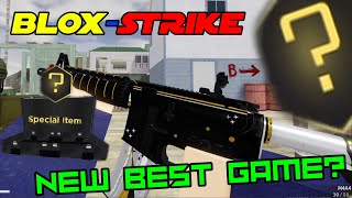 Blox Strike Review  Case Opening NEW BEST GAME [upl. by Nyrac]