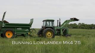 Bunning Mk475 Manure Spreader at Norheim Ranching [upl. by Ardnajela275]