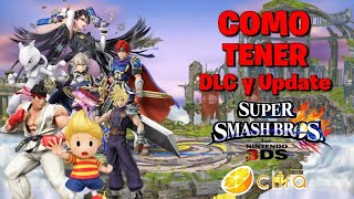 Cómo instalar DLC y Update en super smash bros 3ds citra mmj android [upl. by Lancelle246]