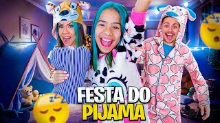 A FESTA DO PIJAMA DA FAMILIA TIBA  TUDO PODE ACONTECER [upl. by Staal87]