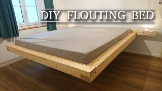 DIYTimelapse  Building a futuristic floating bed in just a few hours [upl. by Donela680]