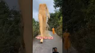 Big sand sculpture catwalk3🤯3D special effects Green screen  youtubeshorts shorts [upl. by Nevear451]