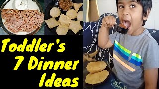 7 Dinner Ideas for Toddlers 2 age  Kids Dinner Ideas in Tamil  Takkunu Oru Dish [upl. by Ecirtra]