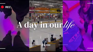 Day in the life of Tana and Sedi  Ice Skating🌷🌟⛸️ [upl. by Ayel]