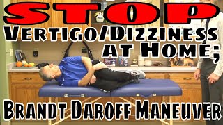 Stop VertigoDizziness at Home Brandt Daroff Maneuver [upl. by Roinuj]