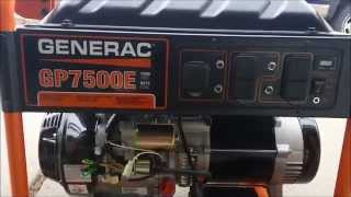 Generac GP7500E Consumer Review  The Good The Bad and The Ugly [upl. by Luhar638]