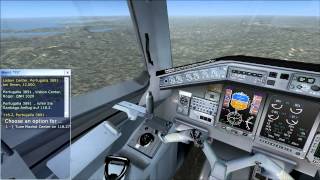 Schweizer Lets Play Flight Simulator X Mit der Embraer ERJ145 von Porto nach Vigo [upl. by Adnorhs]