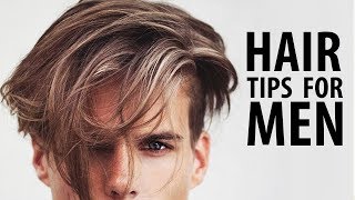 HEALTHY HAIR TIPS FOR MEN  HOW TO HAVE HEALTHY HAIR  Mens Hair Care [upl. by Bachman481]