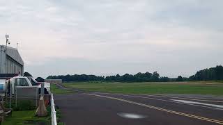 Beechcraft B55 Baron Landing at Doylestown Airport DYL [upl. by Yousuf]